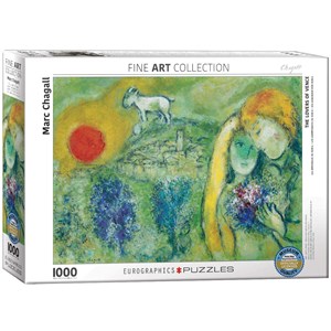 Eurographics (6000-0848) - Marc Chagall: "The Lovers of Vence" - 1000 pezzi