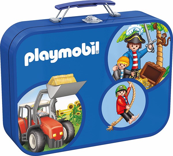 Schmidt Spiele (55599) - "Playmobil Tin" - 60 100 pezzi