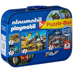 Schmidt Spiele (55599) - "Playmobil Tin" - 60 100 pezzi