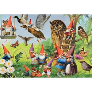 Jumbo (18322) - "In the Forest with the Gnomes" - 1000 pezzi