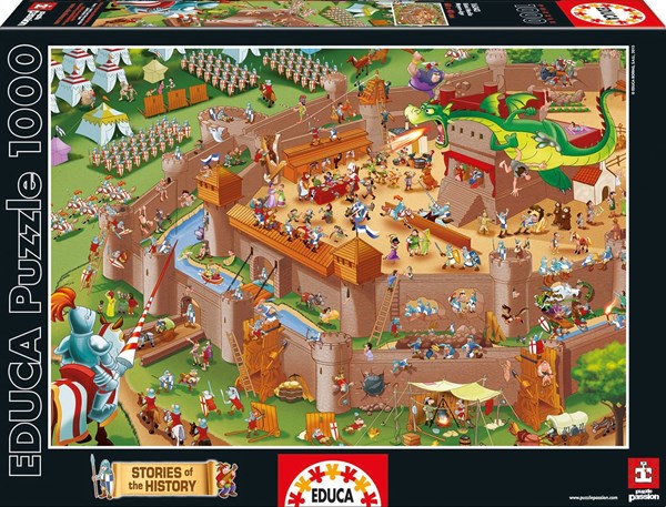 Educa (16343) - "Middle Ages" - 1000 pezzi
