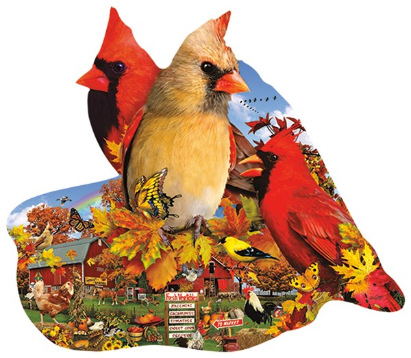SunsOut (97204) - Lori Schory: "Fall Cardinals" - 800 pezzi