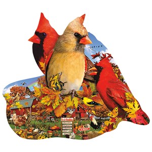 SunsOut (97204) - Lori Schory: "Fall Cardinals" - 800 pezzi