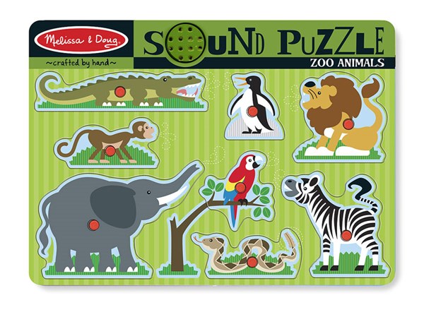 Melissa and Doug (727) - "Zoo Animals" - 8 pezzi