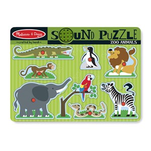 Melissa and Doug (727) - "Zoo Animals" - 8 pezzi