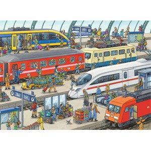 Ravensburger (09610) - "Railway Station" - 60 pezzi