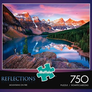 Buffalo Games (17092) - "Mountains on Fire (Reflections)" - 750 pezzi