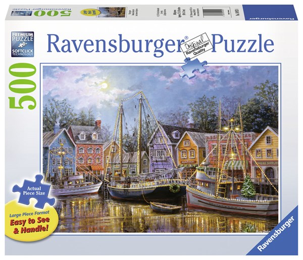 Ravensburger (14912) - Nicky Boehme: "Ships Aglow" - 500 pezzi