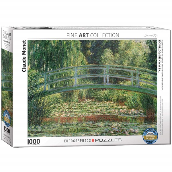 Eurographics (6000-0827) - Claude Monet: "The Japanese Footbridge" - 1000 pezzi