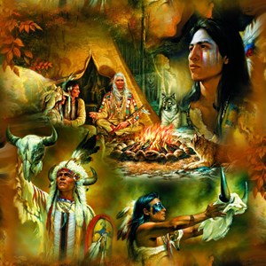 SunsOut (21827) - Russ Docken: "Native American Dreams" - 1000 pezzi