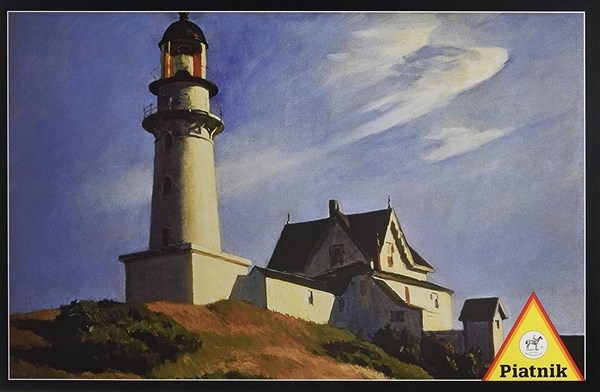 Piatnik (538544) - Edward Hopper: "Lighthouse at Two Lights" - 1000 pezzi