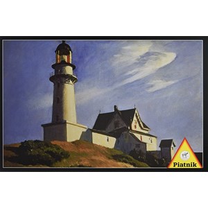 Piatnik (538544) - Edward Hopper: "Lighthouse at Two Lights" - 1000 pezzi