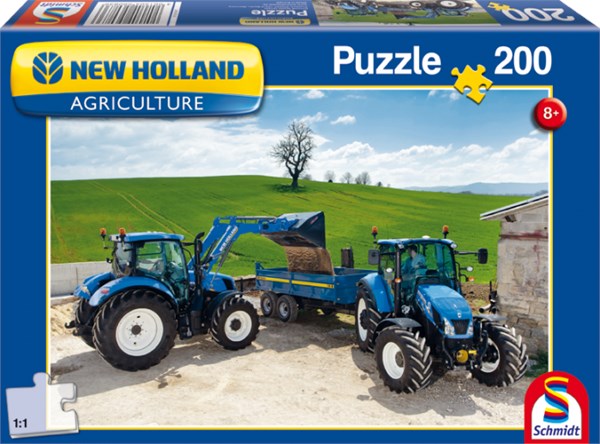 Schmidt Spiele (56083) - "New Holland T9" - 200 pezzi