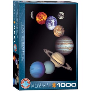 Eurographics (6000-0100) - "Nasa, The Solar System" - 1000 pezzi