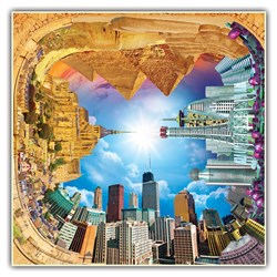 A Broader View (441) - "A Quick Walk Through Time Puzzle (4 Fronts Collection)" - 550 pezzi