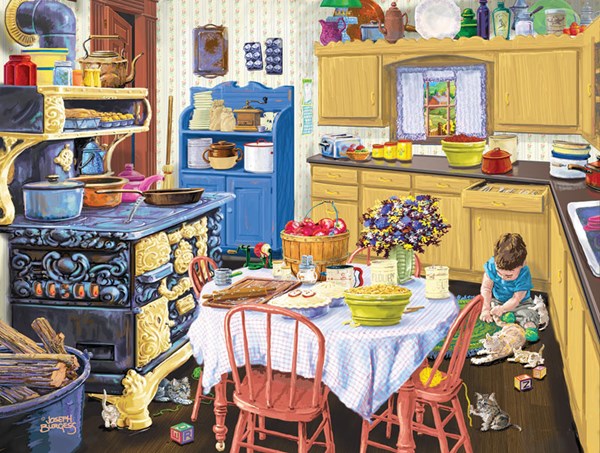 SunsOut (38827) - Joseph Burgess: "Nana's Kitchen" - 500 pezzi