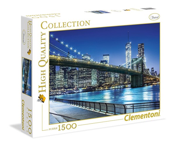 Clementoni (31804) - "New York by night" - 1500 pezzi
