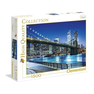 Clementoni (31804) - "New York by night" - 1500 pezzi