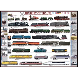 Eurographics (6000-0251) - "History of Trains" - 1000 pezzi