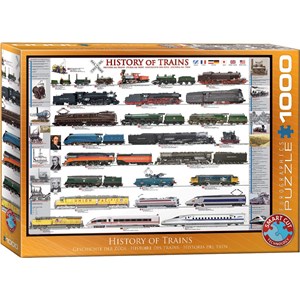 Eurographics (6000-0251) - "History of Trains" - 1000 pezzi