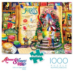Buffalo Games (11743) - Aimee Stewart: "Life is an Open Book: Paris" - 1000 pezzi