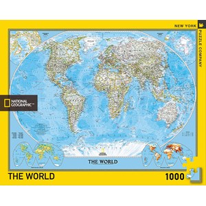New York Puzzle Co (NPZNG1601) - "The World" - 1000 pezzi