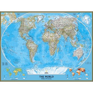 New York Puzzle Co (NPZNG1601) - "The World" - 1000 pezzi