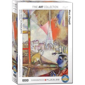 Eurographics (6000-0853) - Marc Chagall: "Paris Through the Window" - 1000 pezzi