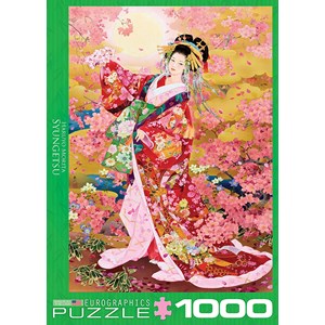 Eurographics (6000-0984) - Haruyo Morita: "Syungetsu, Pink Cherry Blossoms" - 1000 pezzi