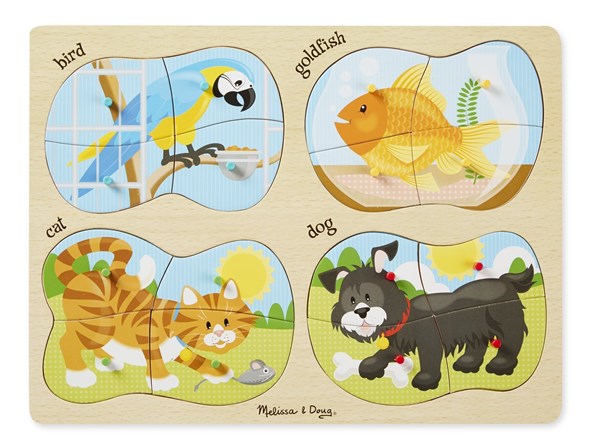 Melissa and Doug (9861) - "Pets" - 16 pezzi