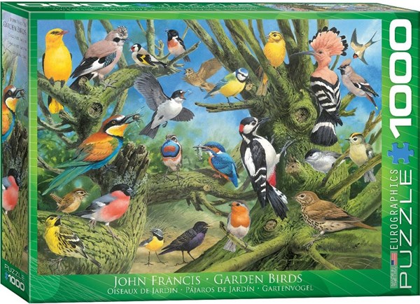 Eurographics (6000-0967) - John Francis: "Garden Birds" - 1000 pezzi