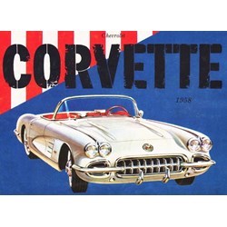 New York Puzzle Co (GM956) - "Corvette Convertible, General Motors" - 500 pezzi
