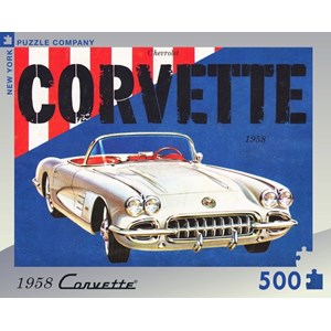 New York Puzzle Co (GM956) - "Corvette Convertible, General Motors" - 500 pezzi