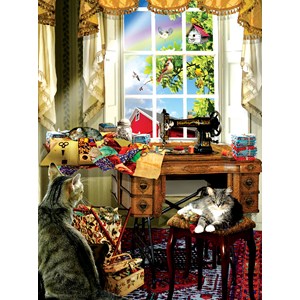 SunsOut (34983) - Lori Schory: "The Sewing Room" - 1000 pezzi