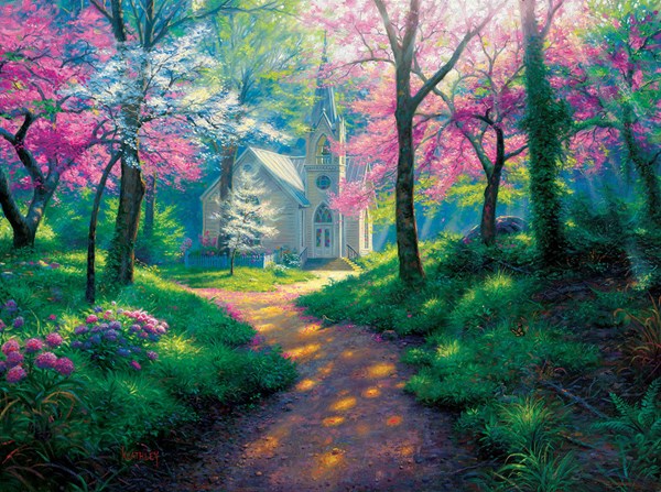 SunsOut (52915) - Mark Keathley: "Spring Chapel" - 1000 pezzi