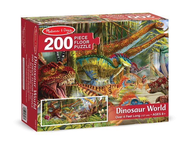 Melissa and Doug (8908) - "Dinosaur World" - 200 pezzi