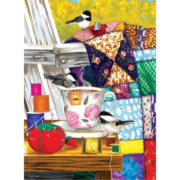 SunsOut (12550) - "Afternoon Quilt Mending" - 500 pezzi