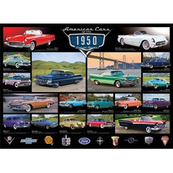 Eurographics (6000-0676) - "American Cars of the 1950's" - 1000 pezzi