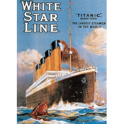 Eurographics (6000-1333) - "White Star Line Titanic" - 1000 pezzi