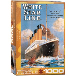 Eurographics (6000-1333) - "White Star Line Titanic" - 1000 pezzi