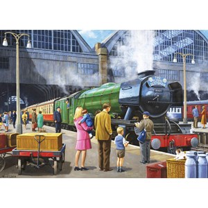 Falcon (11160) - Kevin Walsh: "Flying Scotsman at King's Cross" - 1000 pezzi
