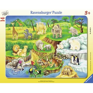 Ravensburger (06052) - "The Zoo" - 14 pezzi