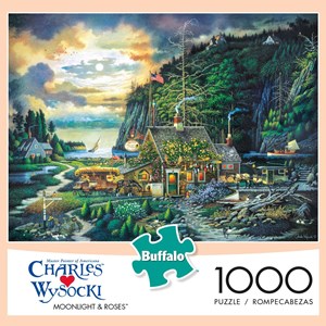 Buffalo Games (11438) - Charles Wysocki: "Moonlight & Roses" - 1000 pezzi