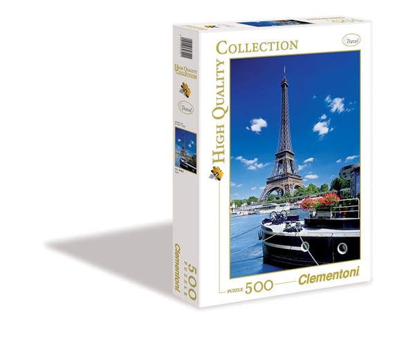 Clementoni (30302) - "Eiffel Tower Boat View" - 500 pezzi