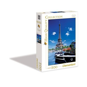 Clementoni (30302) - "Eiffel Tower Boat View" - 500 pezzi