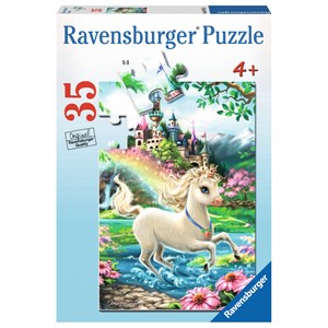 Ravensburger (08765) - Dona Gelsinger: "Unicorn Castle" - 35 pezzi