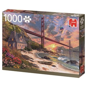 Jumbo (18333) - Dominic Davison: "Golden Gate Bridge" - 1000 pezzi
