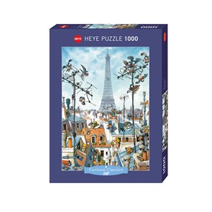 Heye (29358) - Jean-Jacques Loup: "Eiffel Tower" - 1000 pezzi