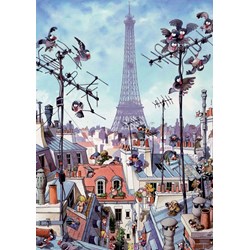 Heye (29358) - Jean-Jacques Loup: "Eiffel Tower" - 1000 pezzi