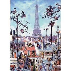 Heye (29358) - Jean-Jacques Loup: "Eiffel Tower" - 1000 pezzi